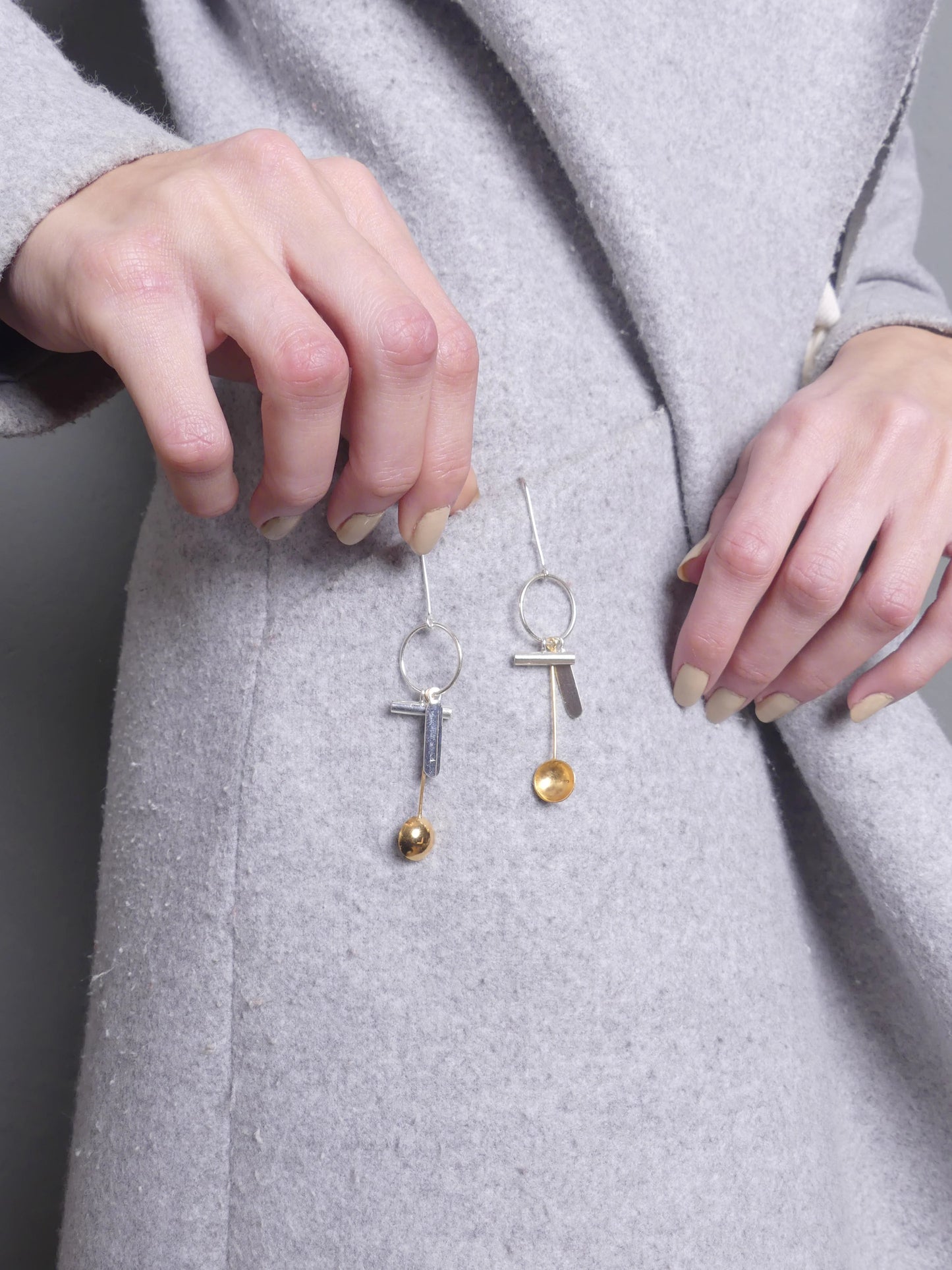 Hanging Cluster Earrings