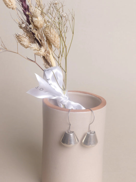 Half Round Bubble Form Earring