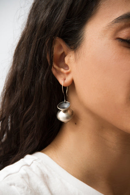 Full V-Bubble Form Earings