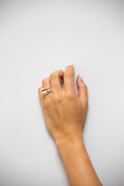 Gold Swivel Ring