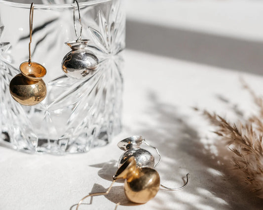 Full V-Bubble Form Earings