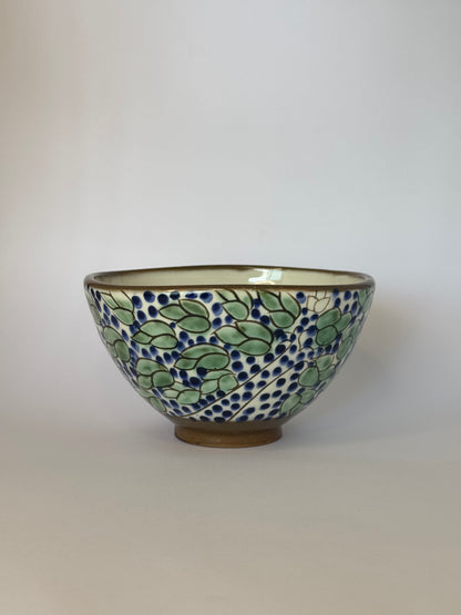Dates and Leaves - Round Bowl
