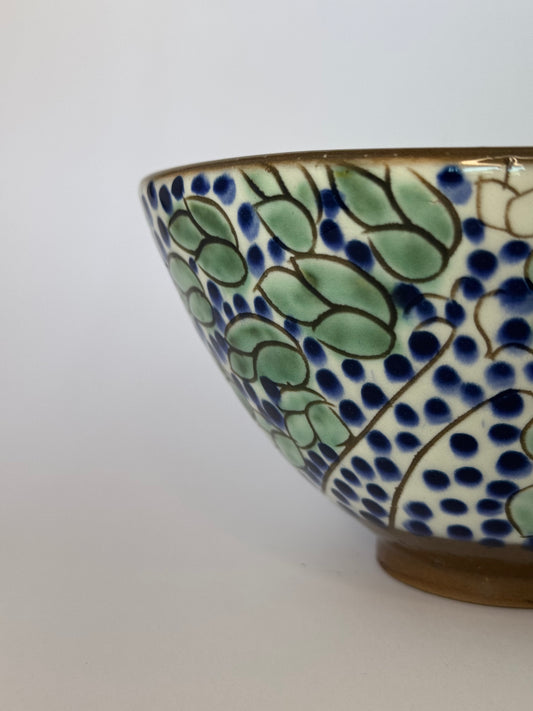 Dates and Leaves - Round Bowl