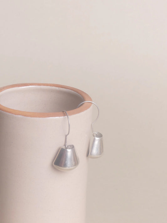 Half Round Bubble Form Earring