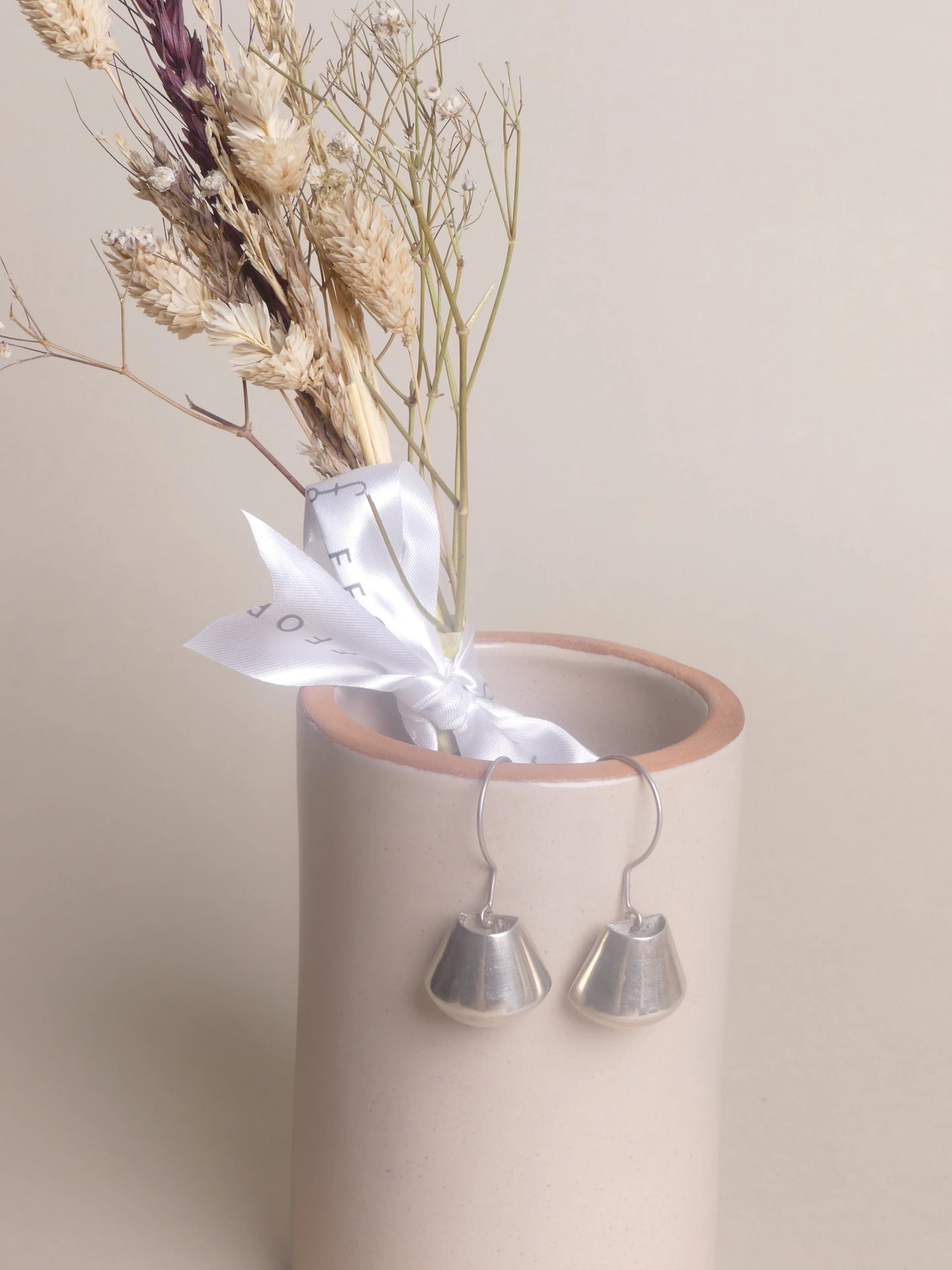 Half Round Bubble Form Earring