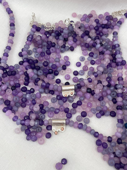 Purple Boob Necklace